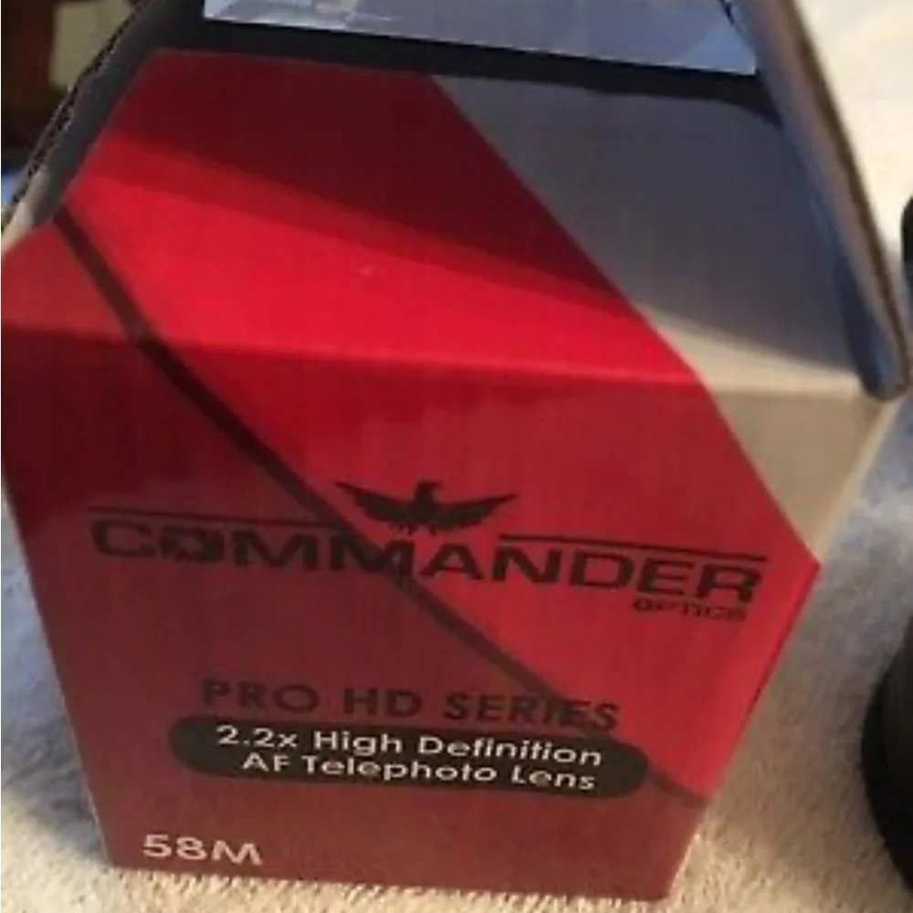 COMMANDER PRO HD SERIES...AF Telephoto lens 58m..2.2x
